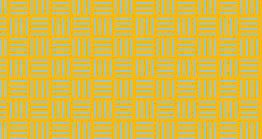 Papier peint géométrique Motif rayé jaune et bleu