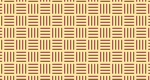 Papier peint géométrique Rayures linéaires bordeaux sur fond beige