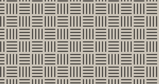 Papier peint géométrique Motif à carreaux noir et beige