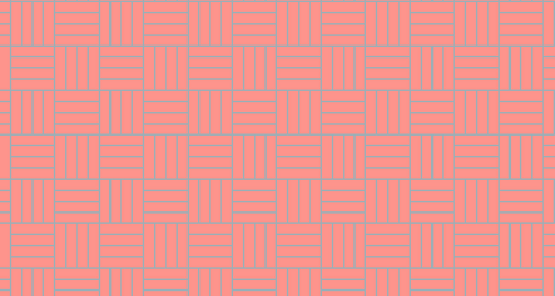 Papier peint géométrique Motif carré rose et gris