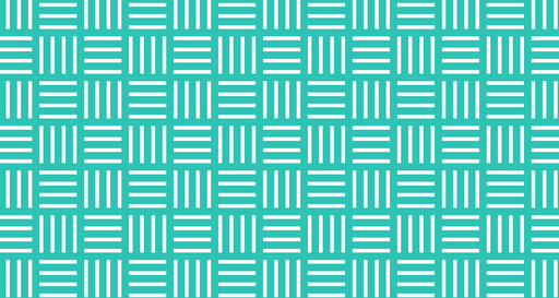 Papier peint géométrique Motif turquoise et blanc