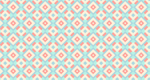 Papier peint géométrique rétro Couleurs pastel