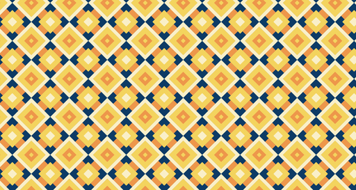 Papier peint géométrique Motifs en losanges colorés