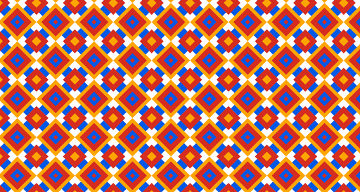 Papier peint géométrique Motif coloré et vibrant