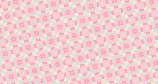 Papier peint géométrique rose Design rétro