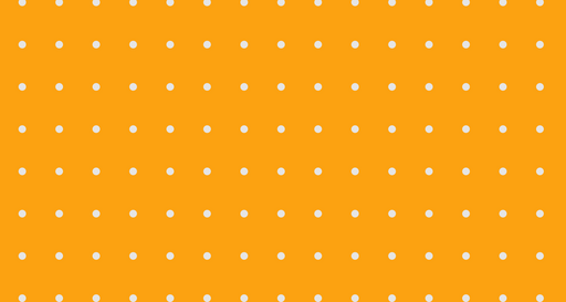 Papier peint pois Motif orange et blanc