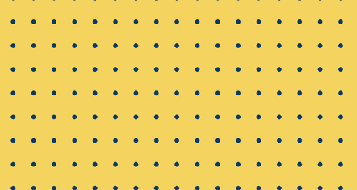 Papier peint à pois Motif bleu sur fond jaune