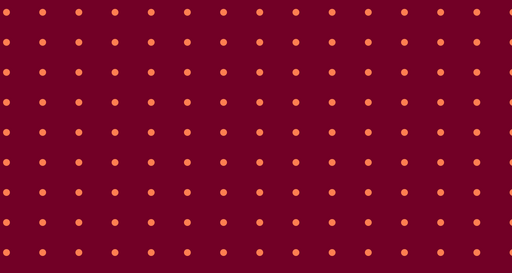 Papier peint à pois Bordeaux avec des points Orange