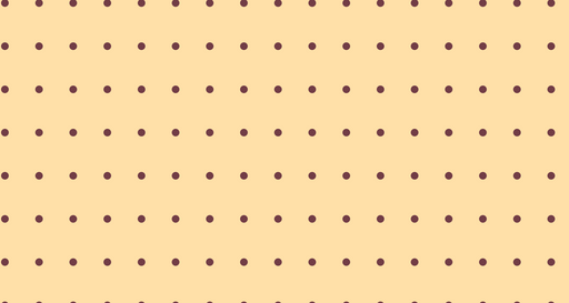 Papier peint pois Fond beige et pois marron