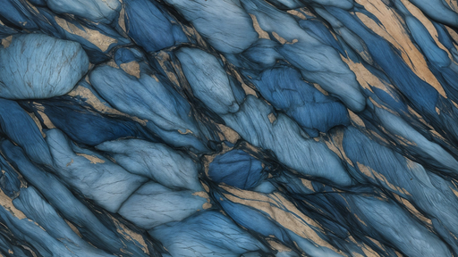 Papier peint abstrait Texture fluide bleue