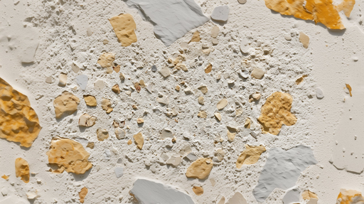 Papier peint texturé Effet plâtre et éclats dorés