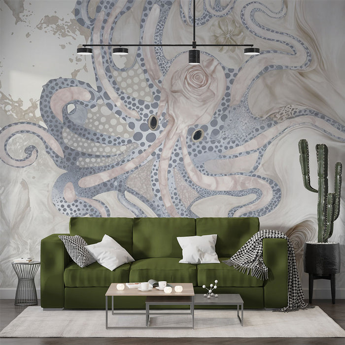 Papier peint tentacules | Design artistique et élégant
