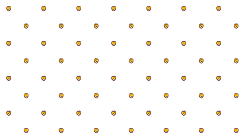 Papier peint lion Design ludique et animalier