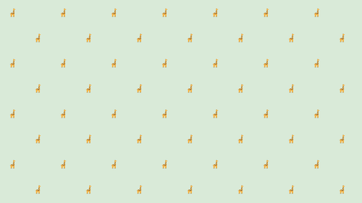 Papier peint girafe Motif mignon sur fond pastel