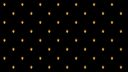 Papier peint girafe Motif doré sur fond noir