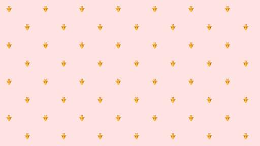 Papier peint girafe Motif ludique sur fond rose