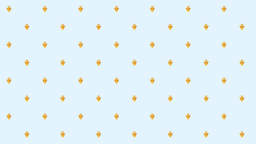 Papier peint girafe Tête de girafe ludique sur fond bleu