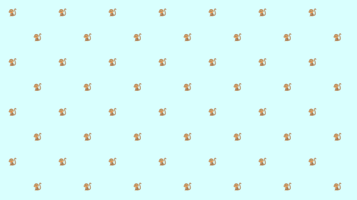 Papier peint singe Motif ludique sur fond bleu