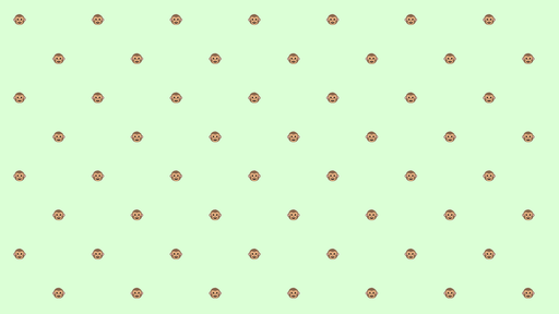Papier peint singe Fond vert et motifs amusants