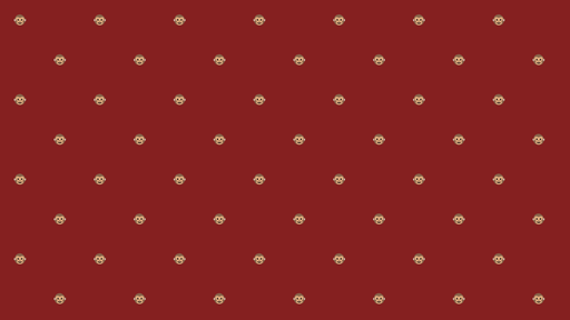 Papier peint singe Design joyeux sur fond rouge