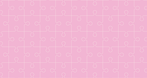 Papier peint puzzle Design rose tendre