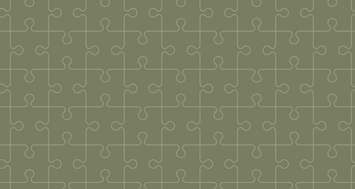 Papier peint puzzle Vert et minimaliste