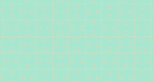 Papier peint motif puzzle Design pastel