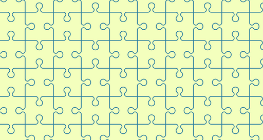 Papier peint puzzle Design ludique et moderne