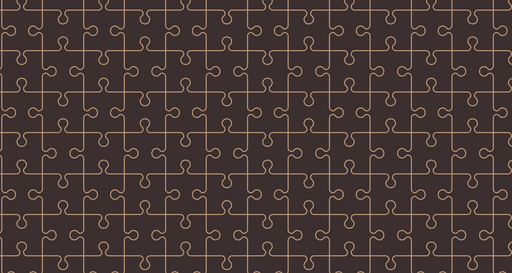 Papier peint puzzle Fond noir et lignes dorées