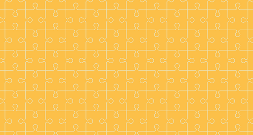 Papier peint puzzle Motif ludique jaune