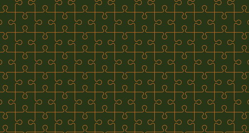 Papier peint puzzle Design géométrique doré