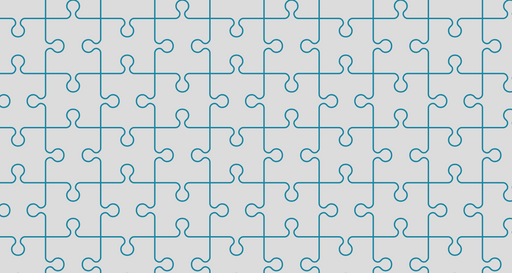 Papier peint puzzle Design géométrique moderne