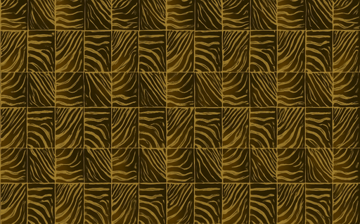 Papier peint zébré Motif animalier marron et or