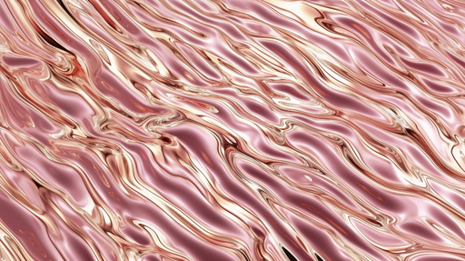 Papier peint métallique rose Design Fluide et Éclatant