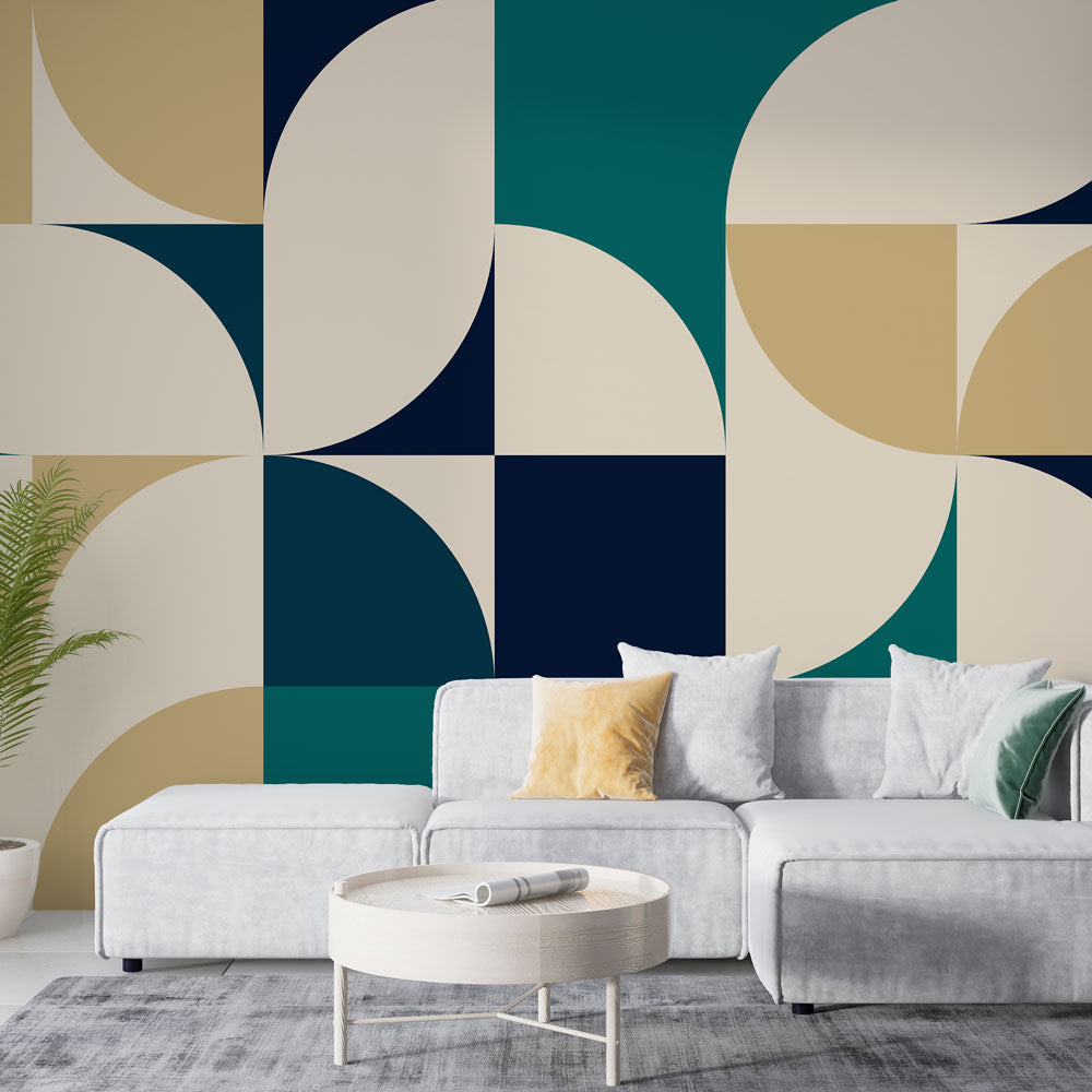 Papier Peint Belgravia Moderne - Motif Géométrique Rose Gold 10,05 M X 53 Cm