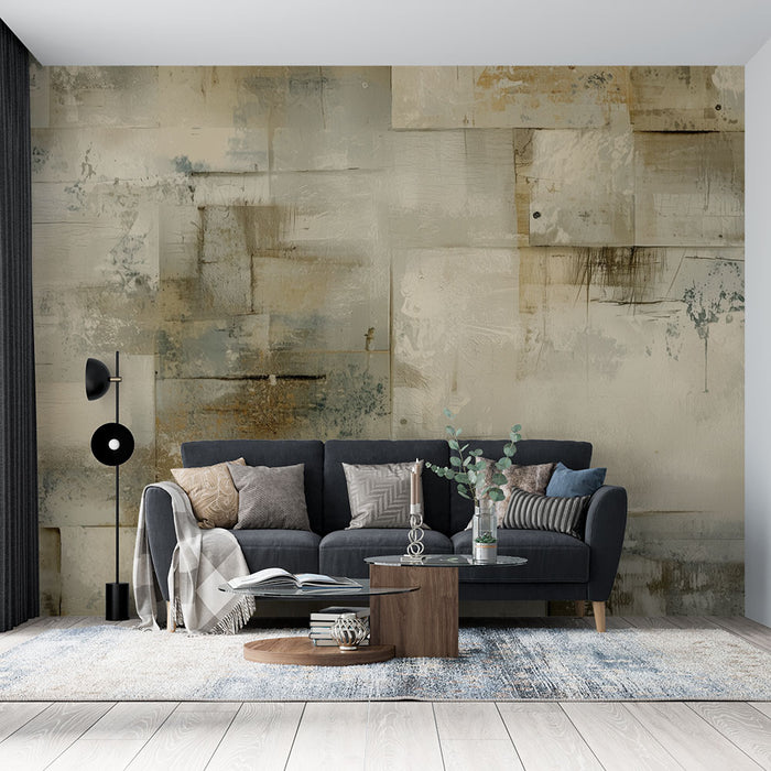 Papier peint texture abstraite | Beige et Taupe
