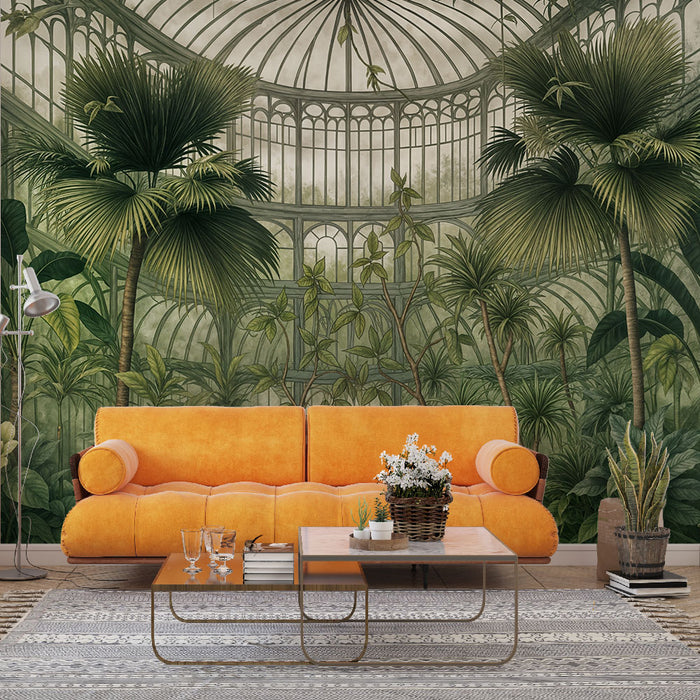 Papier peint Verrière Tropicale | Jungle Luxuriante