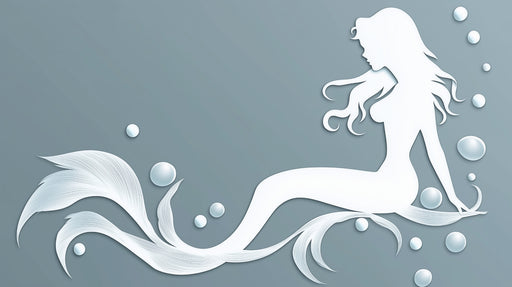 Papier peint sirène Design élégant et aquatique