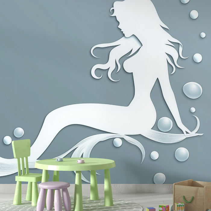 Papier peint sirène | Design élégant et aquatique