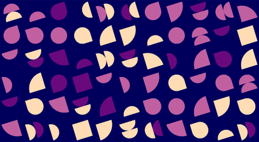 Papier peint géométrique Motifs colorés et modernes