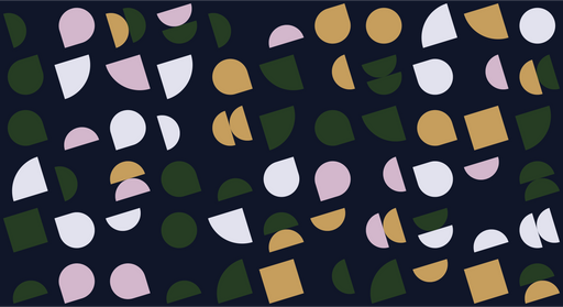 Papier peint géométrique Motifs colorés et modernes