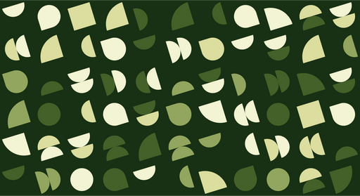 Papier peint formes géométriques Vert et Crème