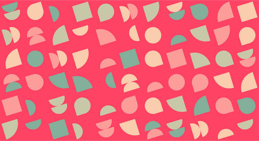 Papier peint géométrique Motifs colorés et modernes