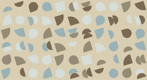 Papier peint géométrique Motifs modernes en beige et bleu