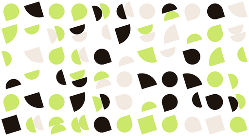 Papier peint géométrique Motifs abstraits multicolores