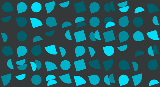 Papier peint géométrique Motifs bleu marine et turquoise