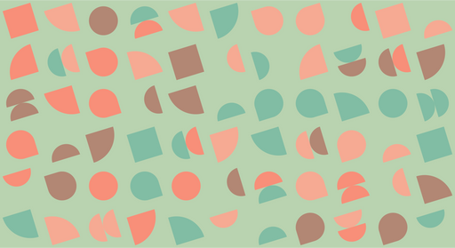 Papier peint formes géométriques Motifs colorés modernes