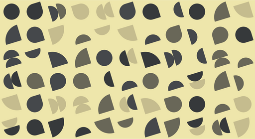Papier peint géométrique Motif cercles abstraits