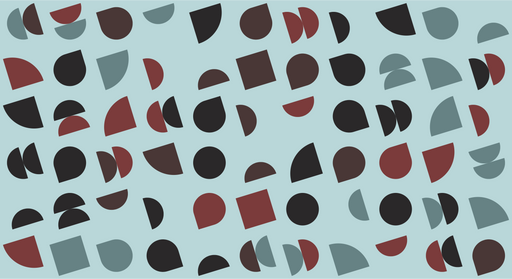 Papier peint géométrique Motifs colorés modernes