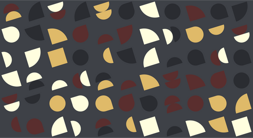 Papier peint géométrique Motifs colorés et modernes